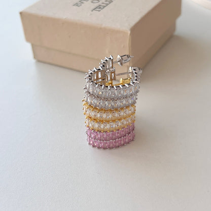 [Everoly JW]Radiant Heart Cutout Earrings