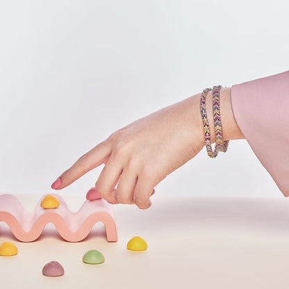 [Everoly JW]Radiant Colorful Emerald Cut Party Bracelet