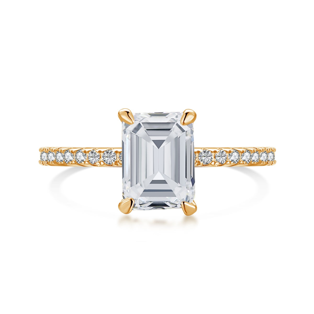 [Everoly JW]2.0 Carat Scintillating Ornate Radiant Cut Party Ring
