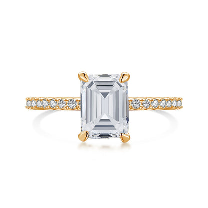 [Everoly JW]2.0 Carat Scintillating Ornate Radiant Cut Party Ring