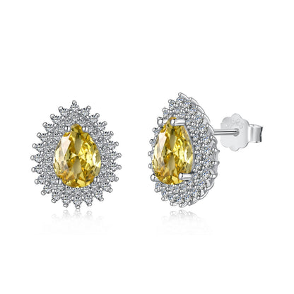 [Everoly JW]Delicate Gorgeous Pear Cut Daily Earrings
