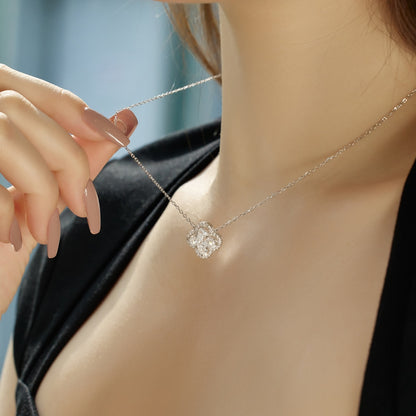 [Everoly JW]Spliced Lucky Four-Leaf Clover Versatile Necklace