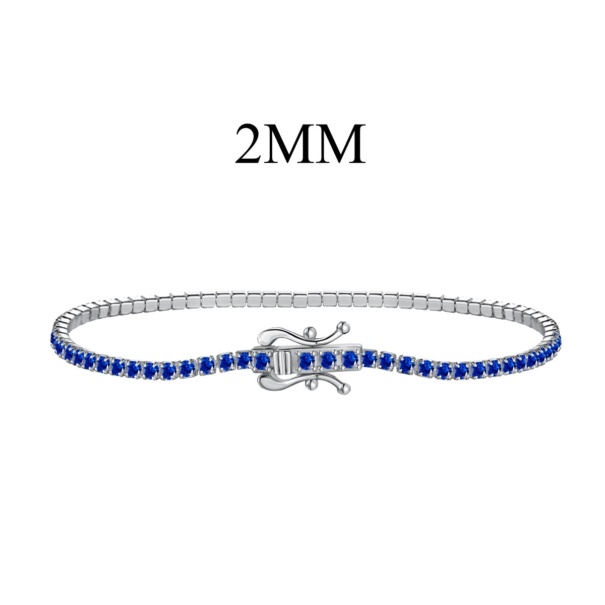 [Everoly JW]Radiant Colorful Round Cut Party Bracelet