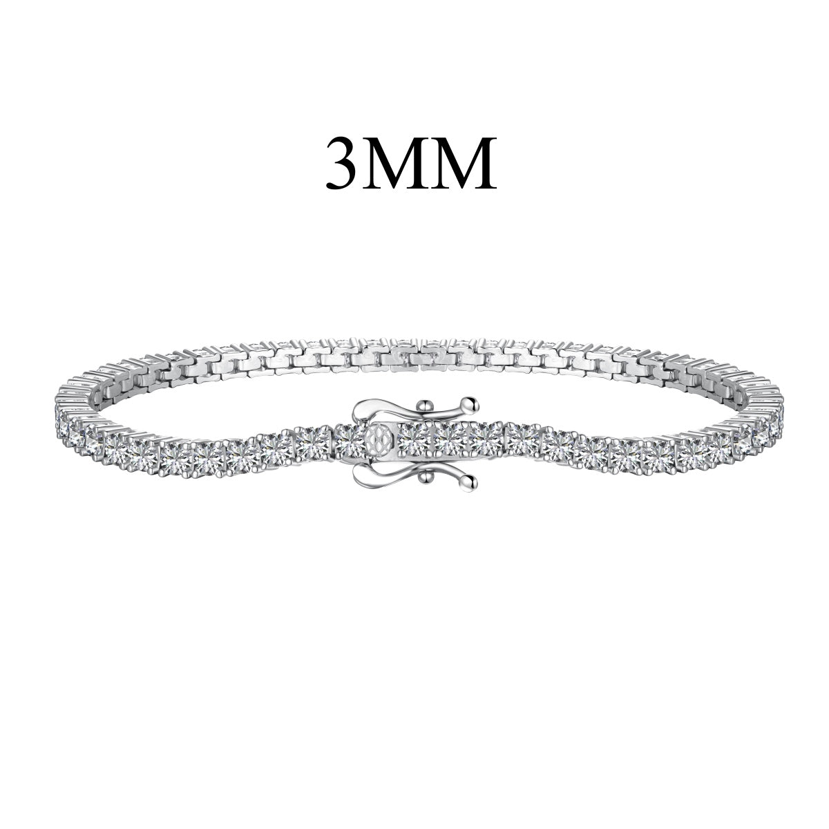 [Everoly JW]Dainty Charming Round Cut Tennis Bracelet