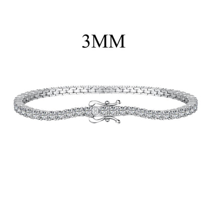 [Everoly JW]Dainty Charming Round Cut Tennis Bracelet