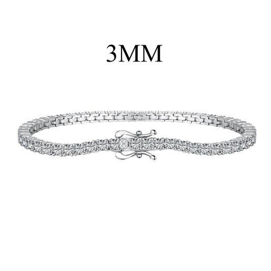 [Everoly JW]Dainty Charming Round Cut Tennis Bracelet