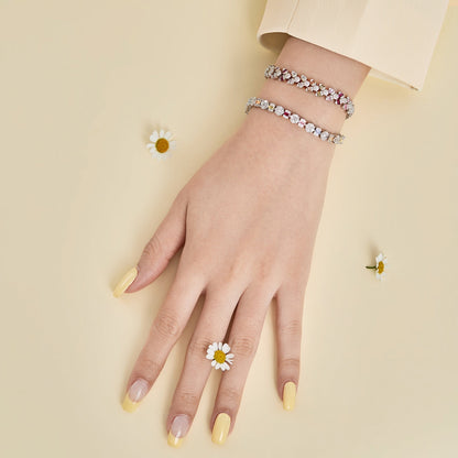[Everoly JW]Dainty Exquisite Flower Shape Daily Bracelet