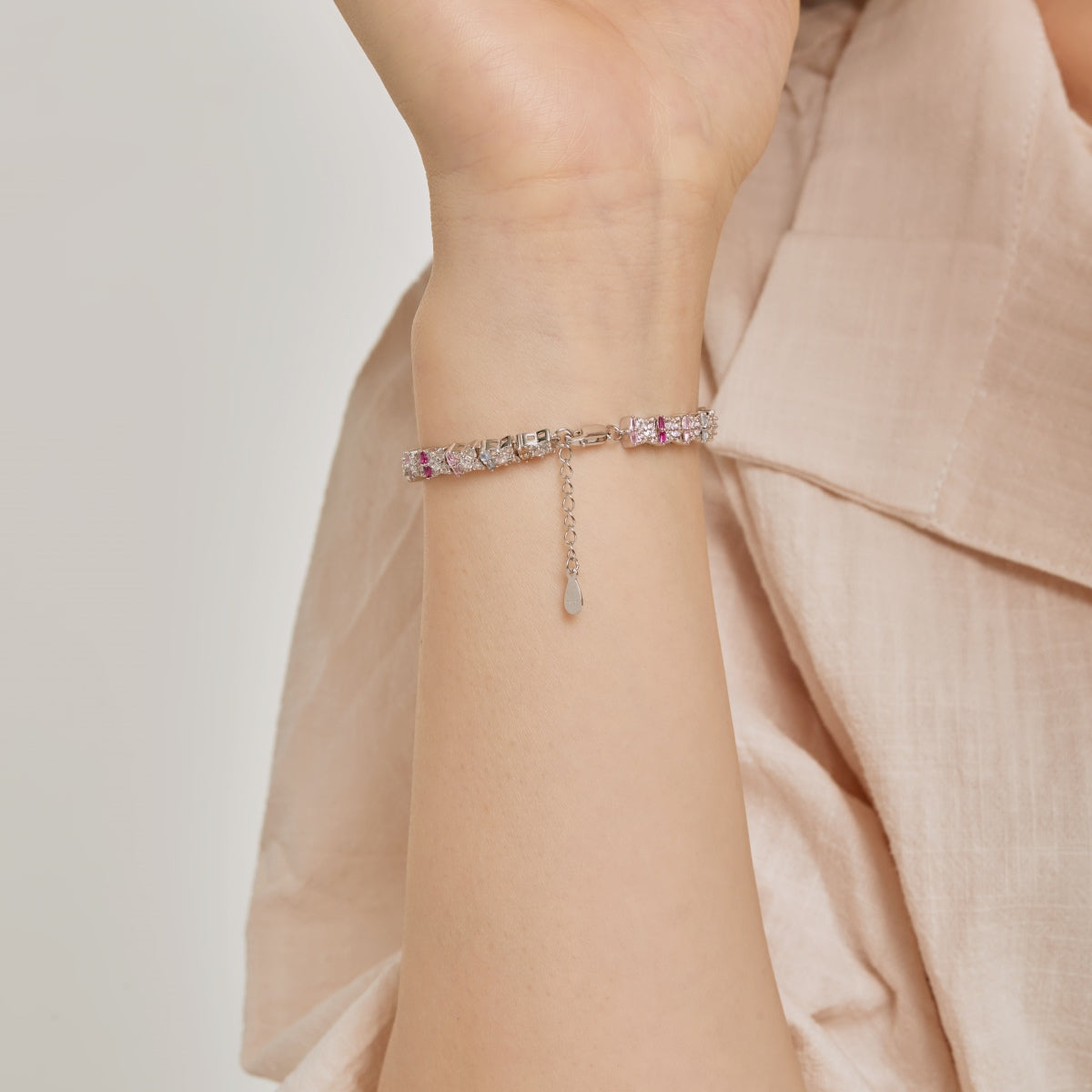 [Everoly JW]Unique Colorful Flower Shape Daily Bracelet