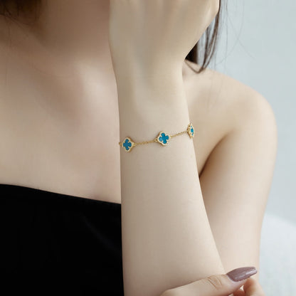 [Everoly JW]Four-Leaf Clover Exquisite Bracelet