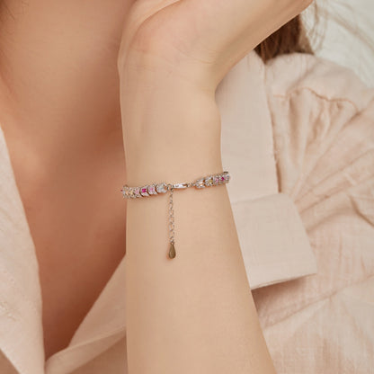 [Everoly JW]Delicate Colorful Multi Cut Daily Bracelet