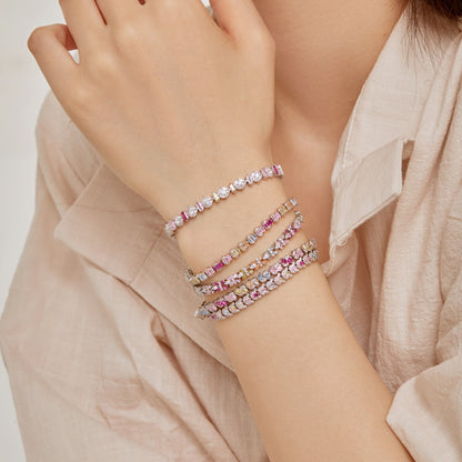 [Everoly JW]Delicate Colorful Multi Cut Daily Bracelet