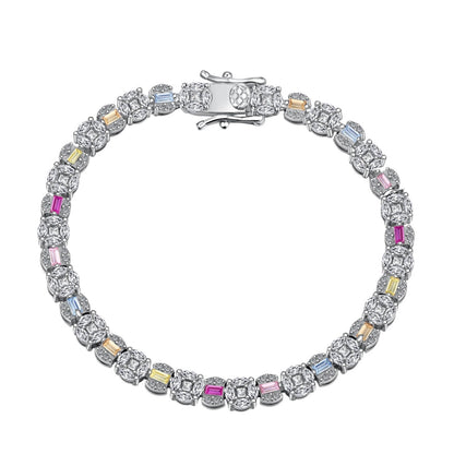 [Everoly JW]Dazzling Radiant Multi Cut Daily Bracelet