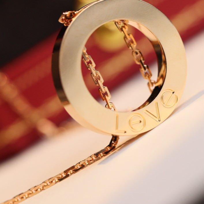 [Everoly JW]LOVE NECKLACE ADJUSTABLE ROSE GOLD