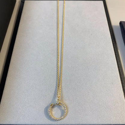 [Everoly JW]JUSTE NECKLACE GOLD DIAMONDS