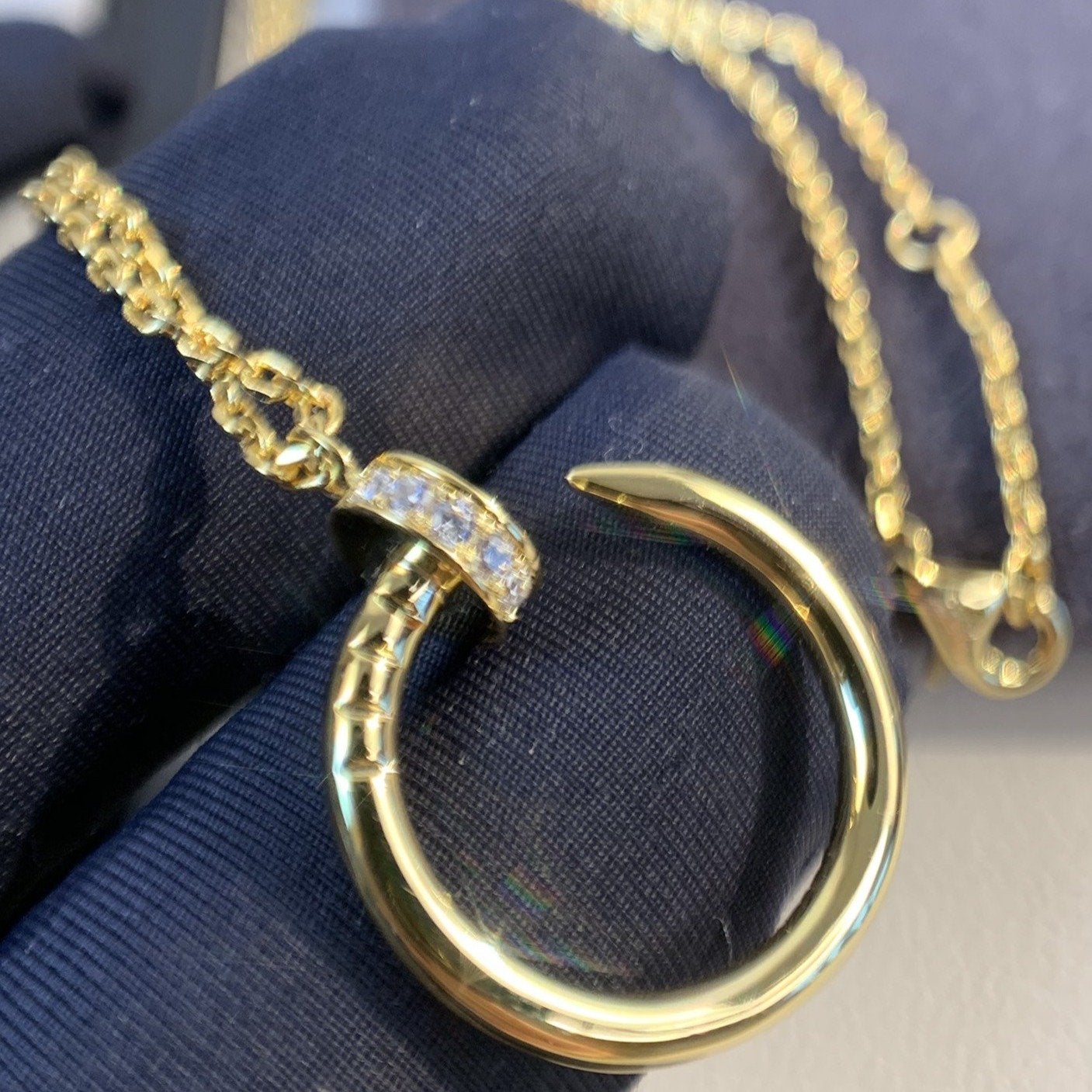 [Everoly JW]JUSTE NECKLACE GOLD DIAMONDS