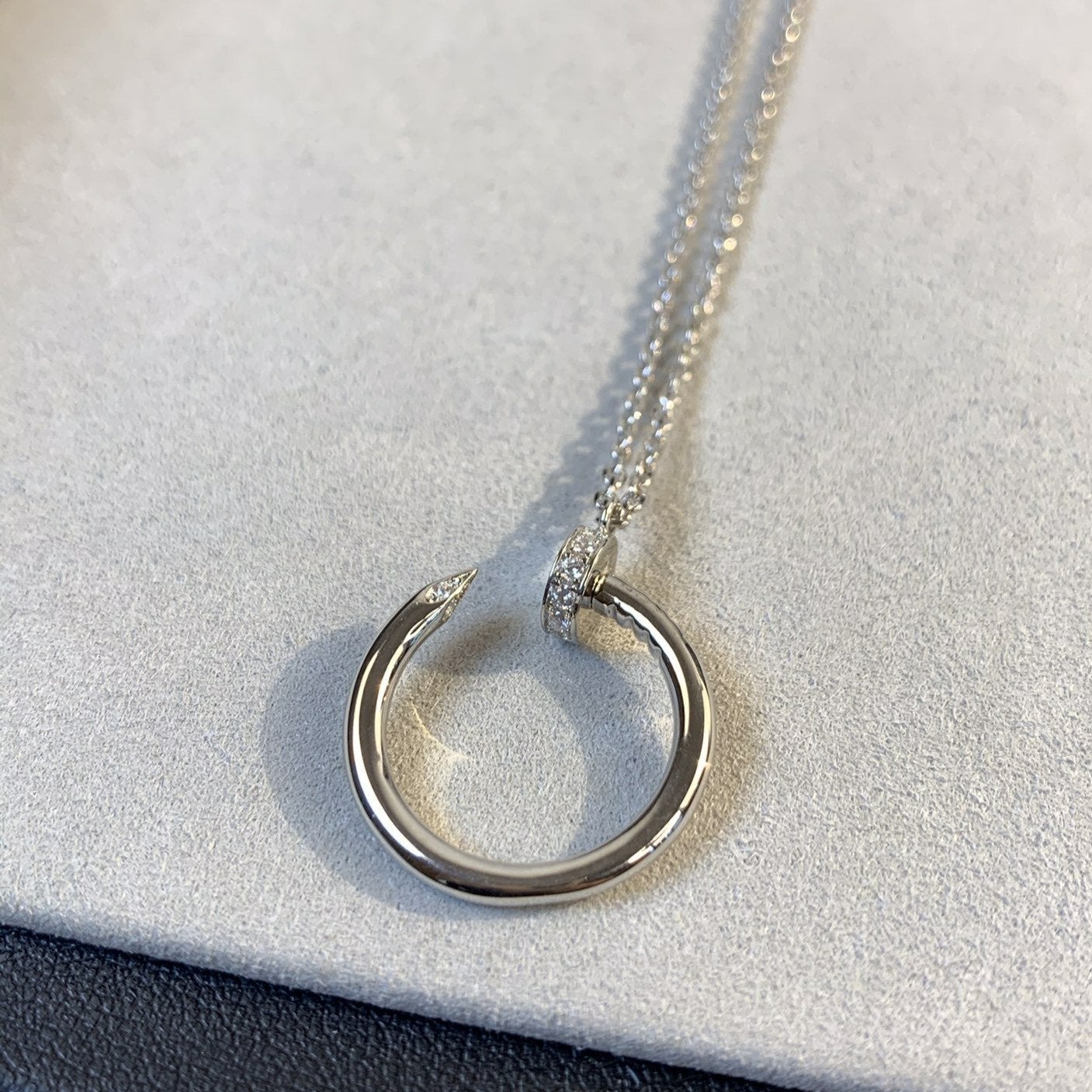 [Everoly JW]JUSTE NECKLACE SILVER