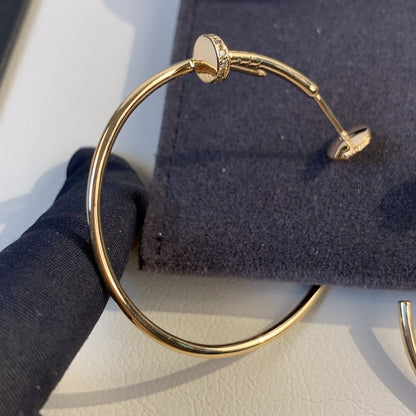 [Everoly JW]JUSTE EARRINGS GOLD DIAMONDS 1.8MM