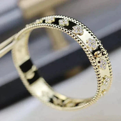 [Everoly JW]CLOVER BRACELET 8MM DIAMONDS