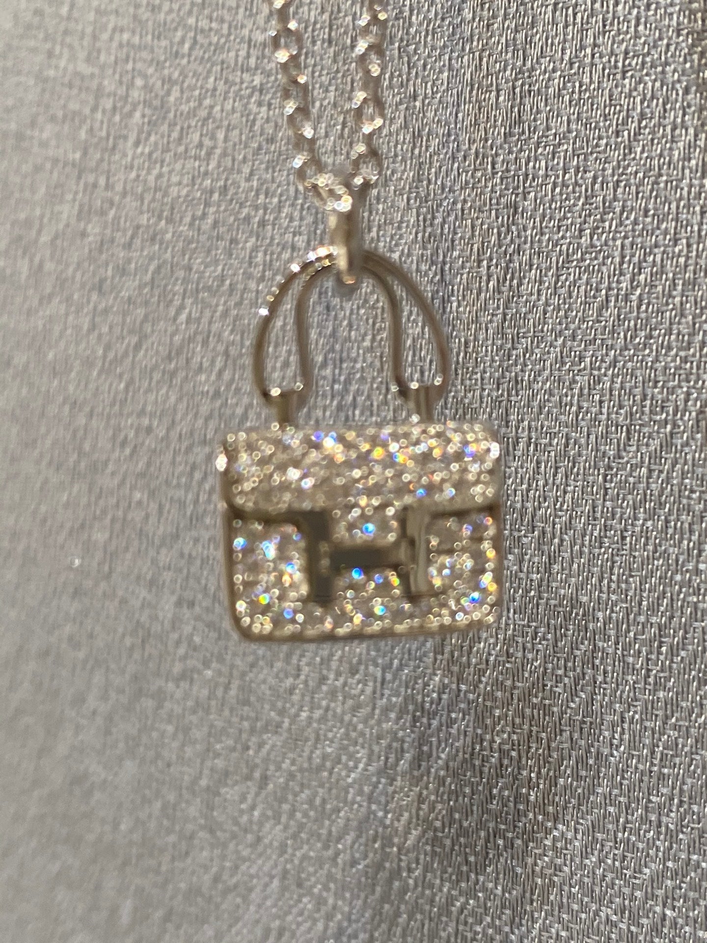 [Everoly JW]CONSTANCE PEDANT DIAMOND NECKLACE