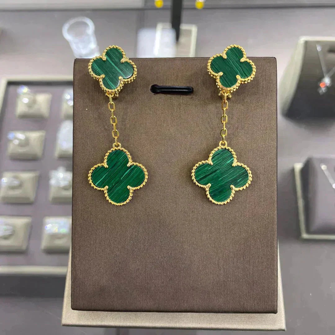 [Everoly JW]CLOVER 2 MOTIFS  EARRINGS (MULTIPLE CHOICESC