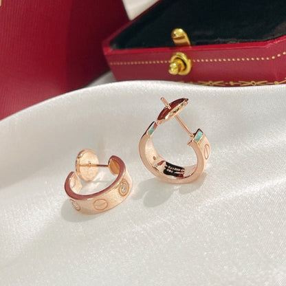 [Everoly JW]LOVE EARRINGS 5.7MM 2 DIAMONDS
