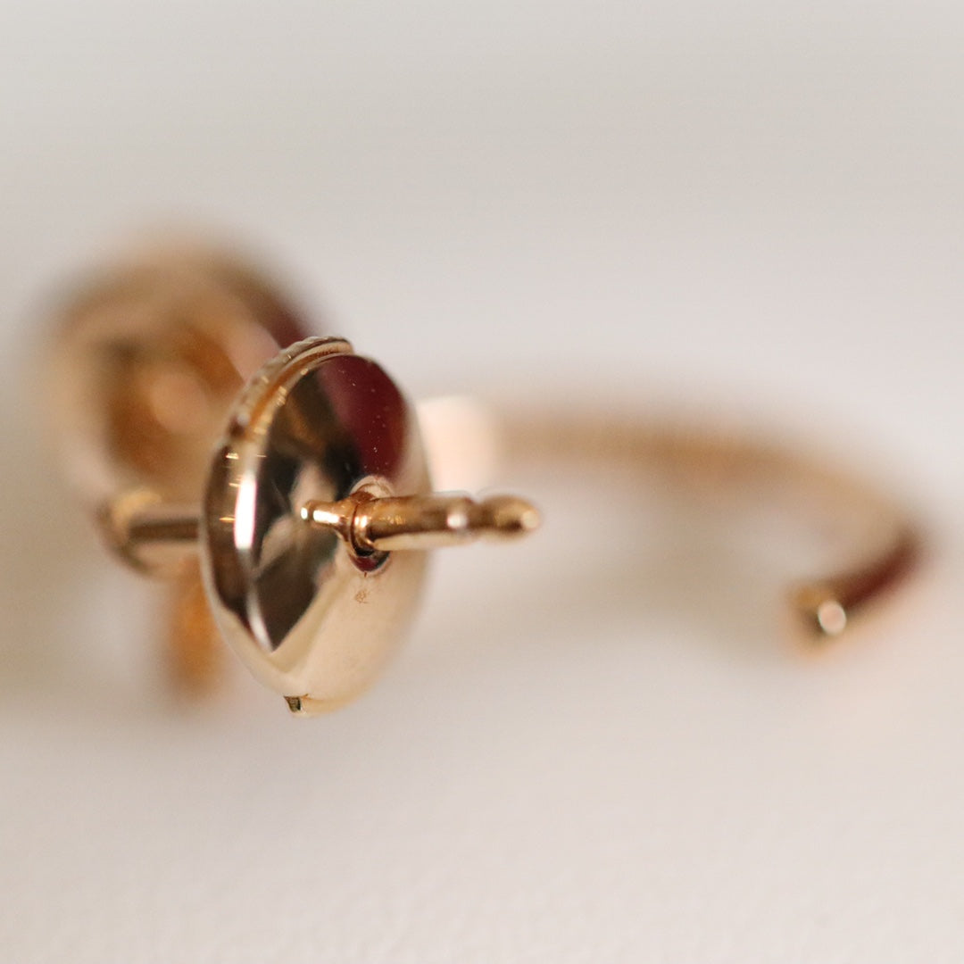 [Everoly JW]JUSTE EARRINGS PINK GOLD