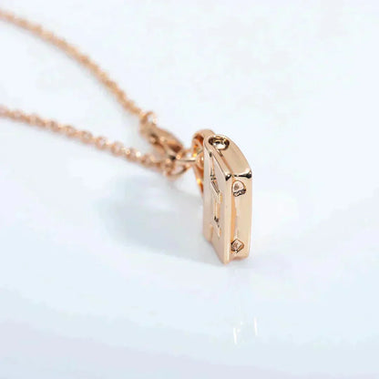 [Everoly JW]AMULETTE PEDANT ROSE GOLD NECKLACE