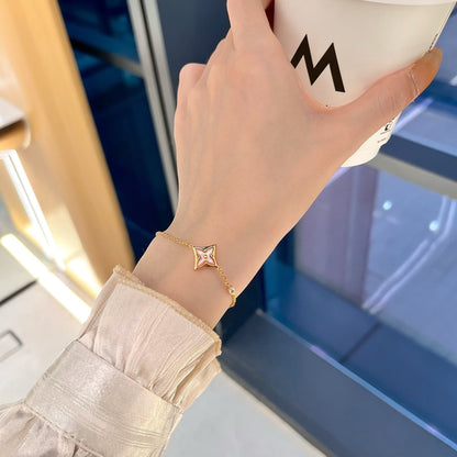 [Everoly JW]STAR 1 DIAMOND PINK GOLD BRACELET