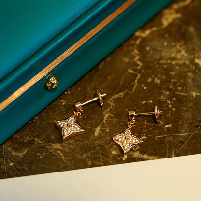 [Everoly JW]STAR DIAMONDS EARRINGS GOLD