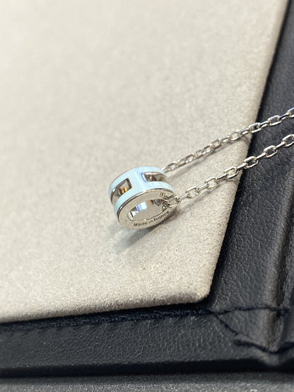 [Everoly JW]POP H LIGHT BLUE NECKLACE