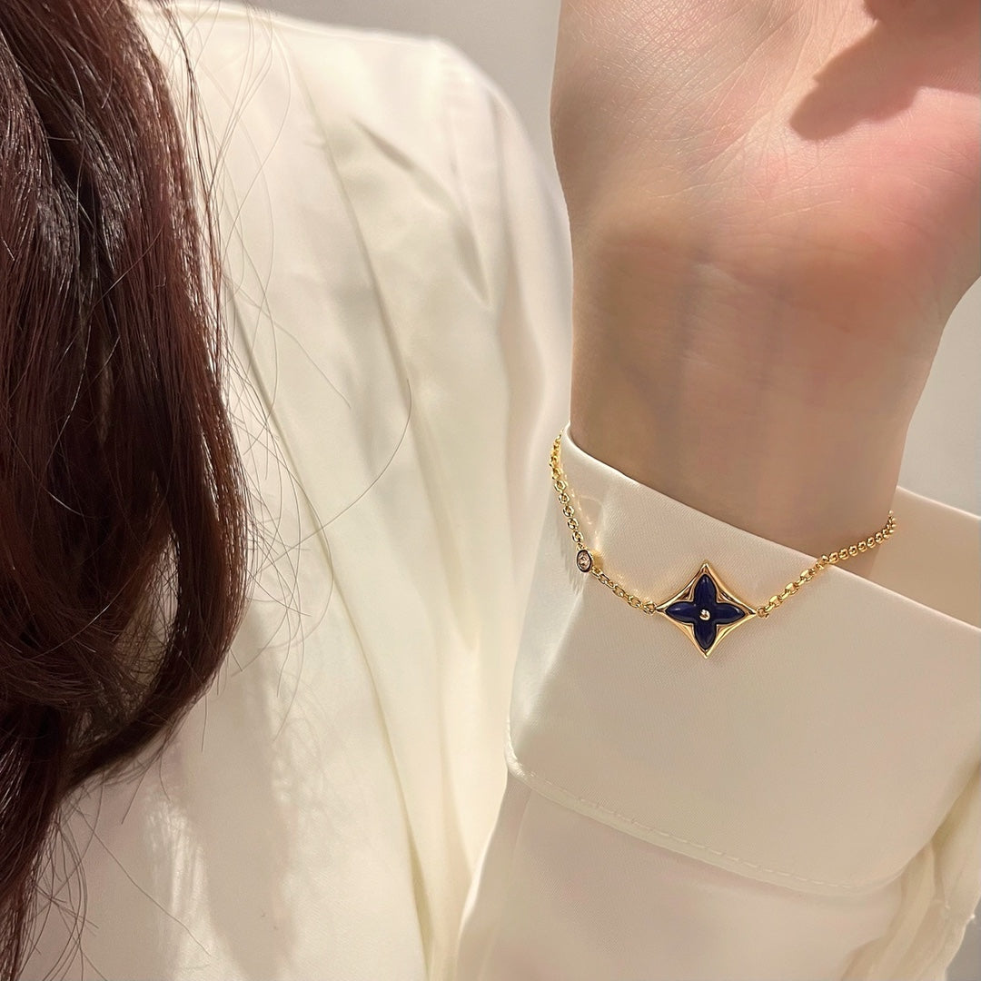 [Everoly JW]COLOR STAR PINK GOLD DIAMOND BRACELET