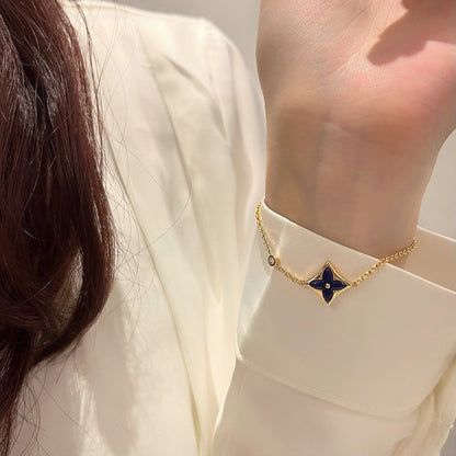 [Everoly JW]COLOR STAR PINK GOLD DIAMOND BRACELET