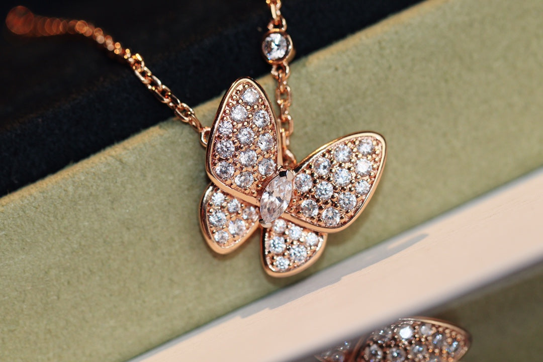 [Everoly JW]BUTTERFLY DIAMOND NECKLACE
