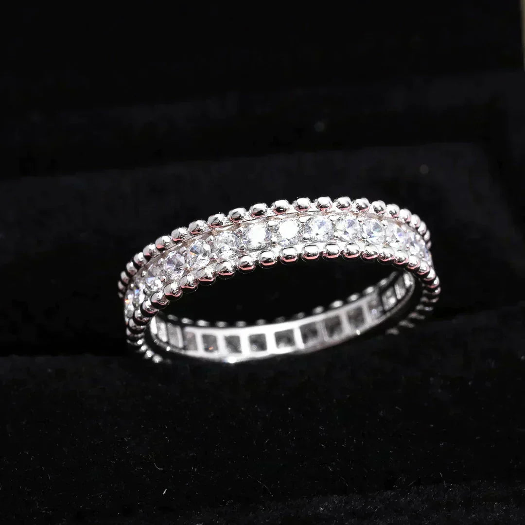 [Everoly JW]PERLEE DIAMOND SILVER RING