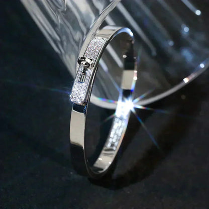 [Everoly JW]KELLY SILVER DIAMOND BRACELET