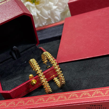 [Everoly JW]CLASH LARGE HOOP EARRINGS