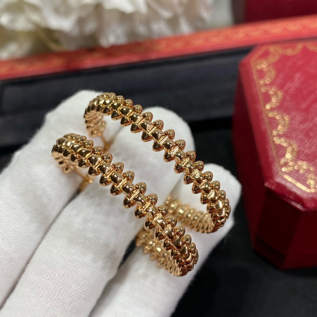 [Everoly JW]CLASH LARGE HOOP EARRINGS