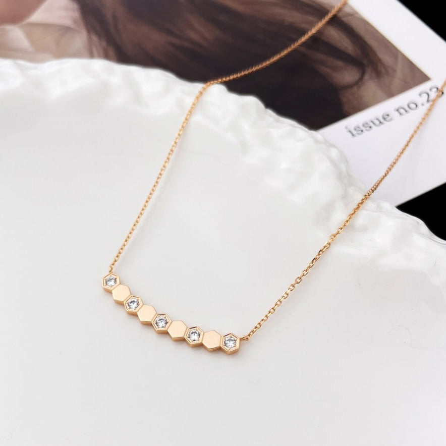 [Everoly JW]BEE MY LOVE DIAMOND NECKLACE