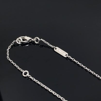 [Everoly JW]CLOVER PIETERSITE SILVER LONG NECKLACE