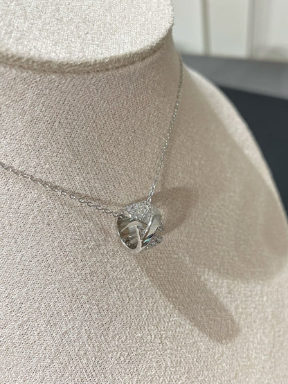 [Everoly JW]LIENS EVIDENCE DIAMOND PAVED NECKLACE