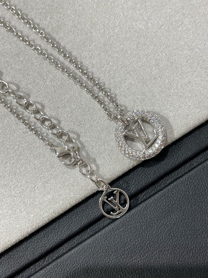 [Everoly JW]BY NIGHT DIAMOND PAVED NECKLACE