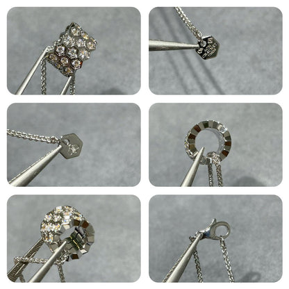 [Everoly JW]BEE LOVE DIAMOND PAVED 3 ROW NECKLACE