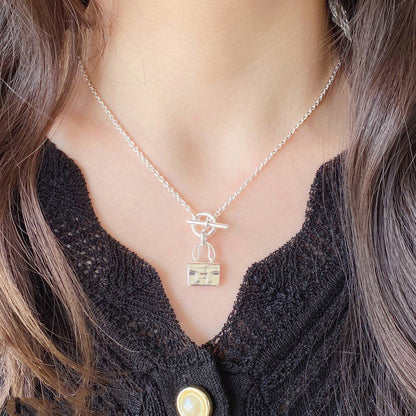 [Everoly JW]CONSTANCE PEDANT SILVER NECKLACE