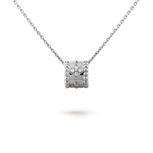[Everoly JW]PERLEE PEDANT SIVLER DIAMOND NECKLACE