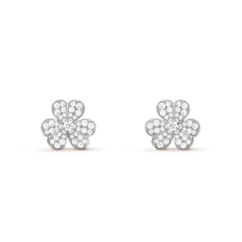 [Everoly JW]CLOVER COMOS DIAMOND EARRINGS SILVER