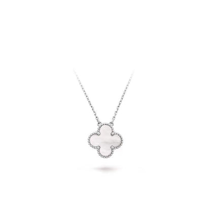 [Everoly JW]CLOVER 15MM MEDIUM WHITE MOP NECKLACE
