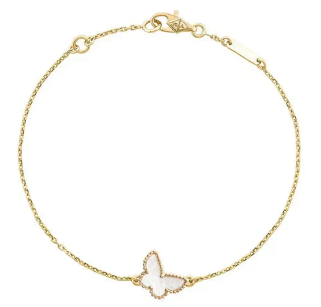 [Everoly JW]BUTTERFLY MOTHER OF PEARL BUTTERFLY BRACELET