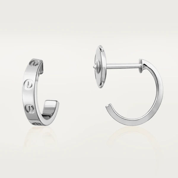 [Everoly JW]LOVE EARRINGS 2.65MM SILVER