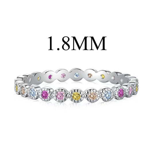 [Everoly JW]Unique Scintillating Round Cut Daily Ring