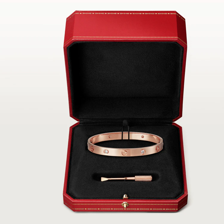 [Everoly JW]LOVE BRACELET 6.1MM 4 DIAMONDS